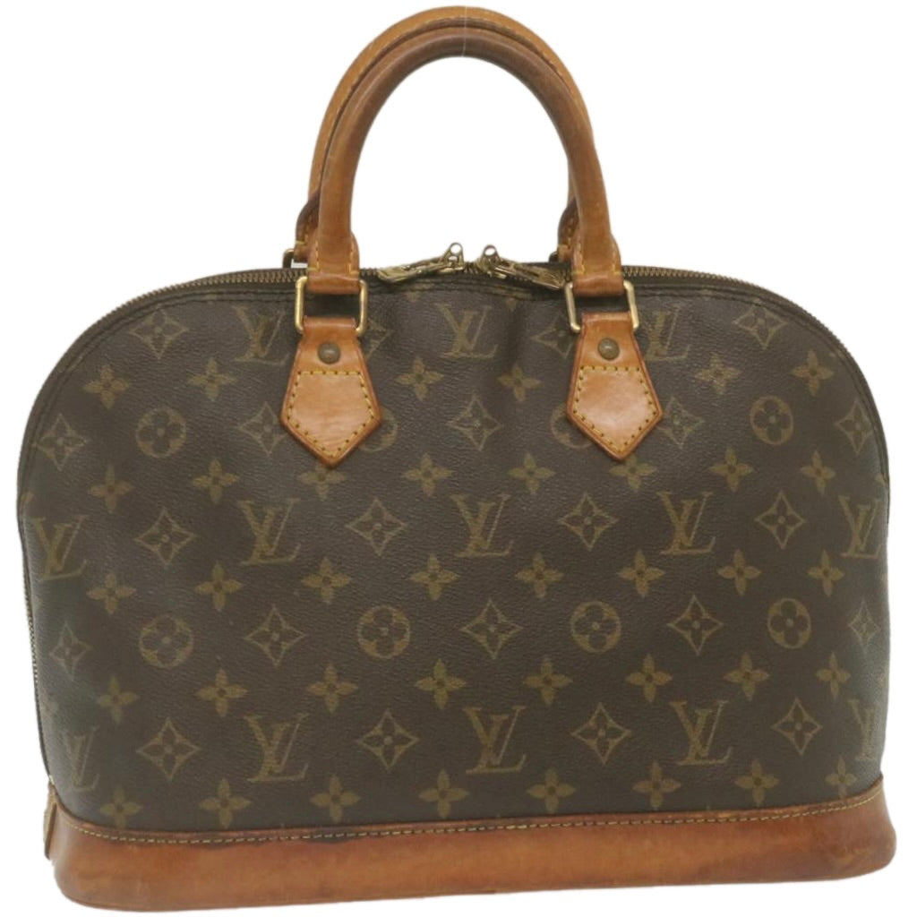 LOUIS VUITTON Monogram Alma Hand Bag M51130 LV Auth rz175