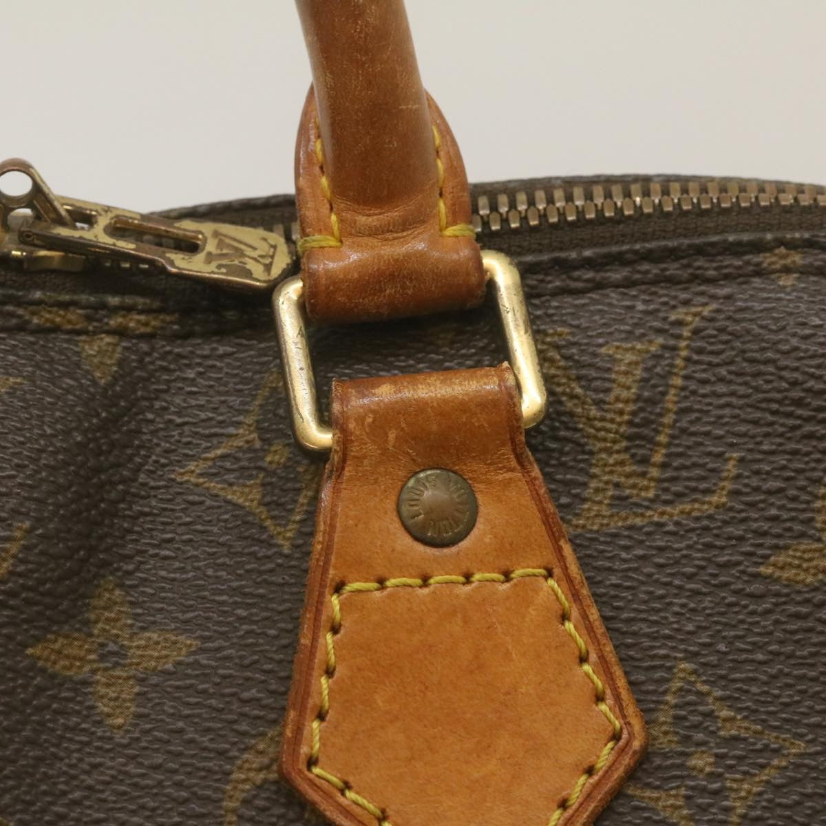 LOUIS VUITTON Monogram Alma Hand Bag M51130 LV Auth rz175