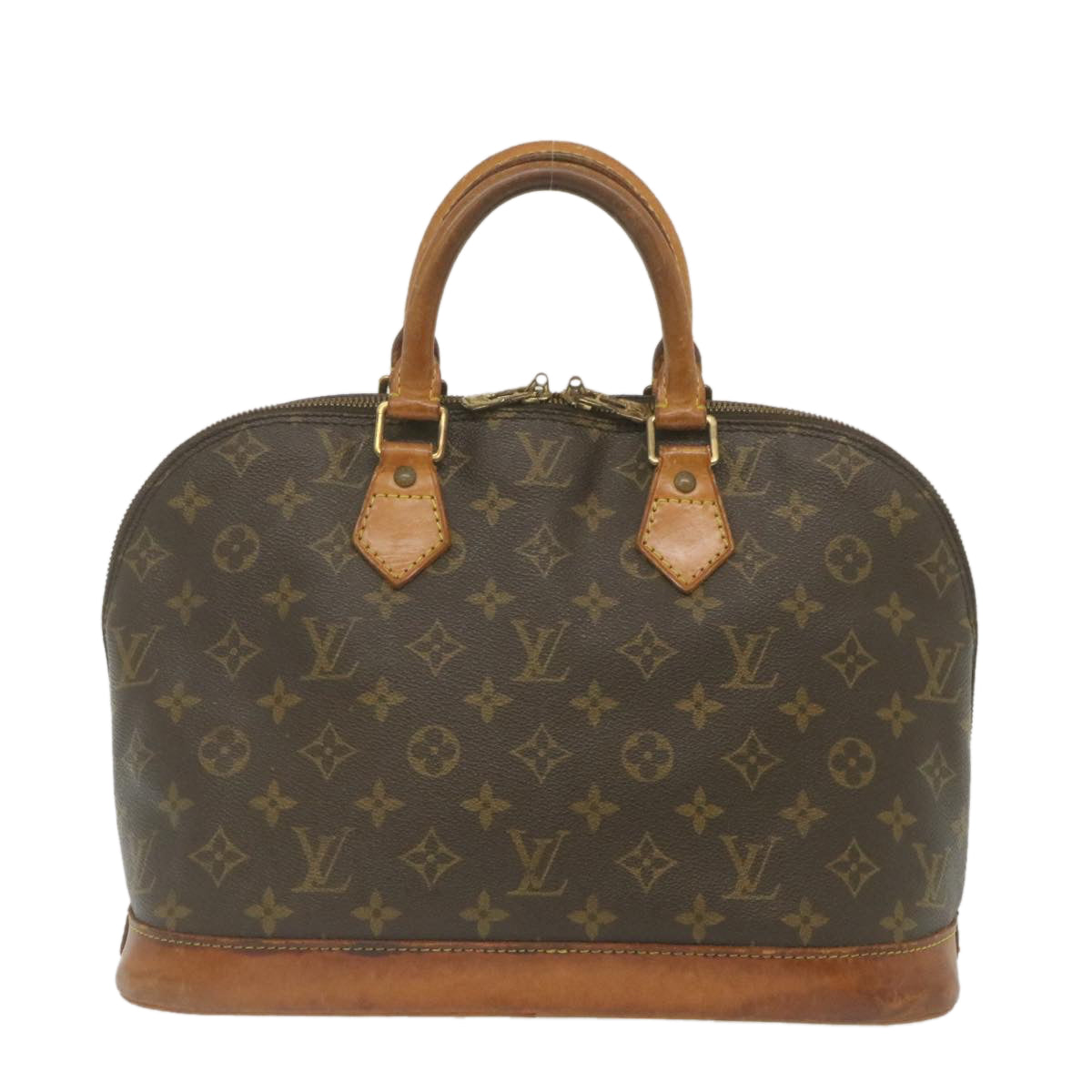 LOUIS VUITTON Monogram Alma Hand Bag M51130 LV Auth rz175