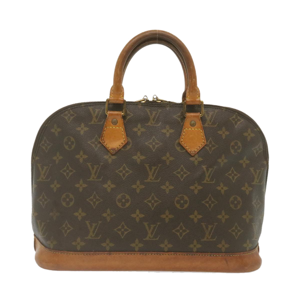 LOUIS VUITTON Monogram Alma Hand Bag M51130 LV Auth rz175