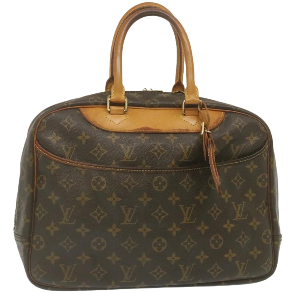 LOUIS VUITTON Monogram Deauville Hand Bag M47270 LV Auth rz182