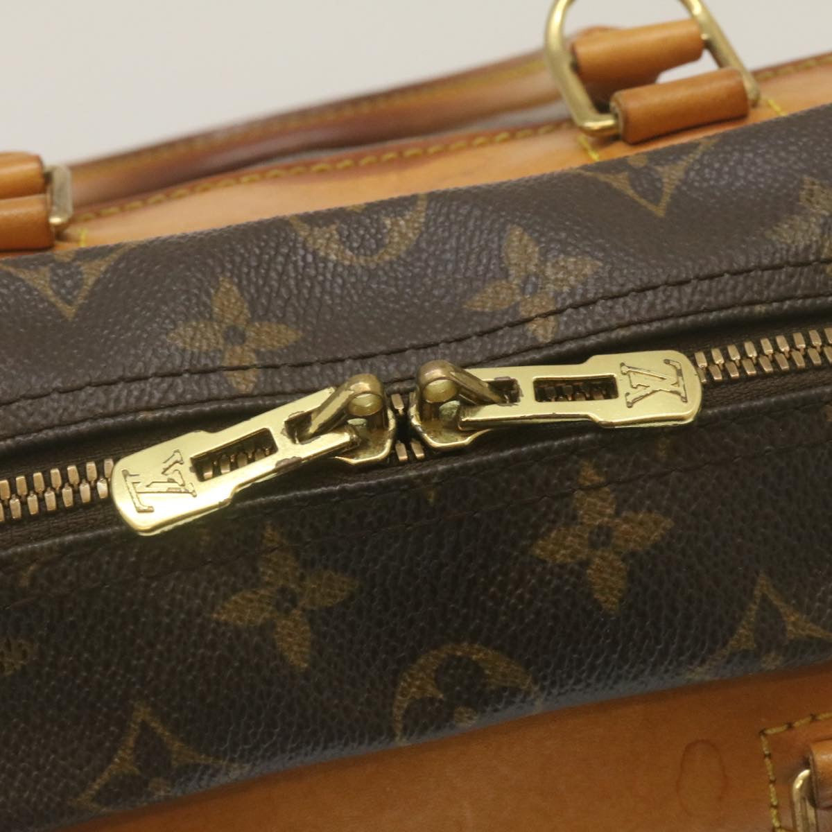 LOUIS VUITTON Monogram Deauville Hand Bag M47270 LV Auth rz182