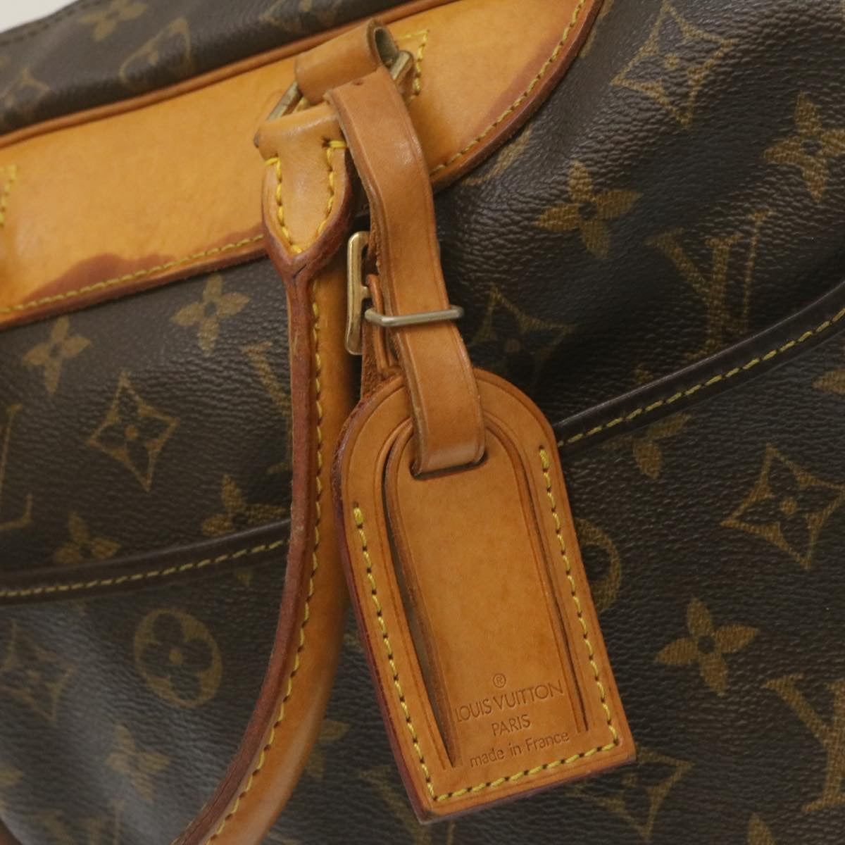 LOUIS VUITTON Monogram Deauville Hand Bag M47270 LV Auth rz182