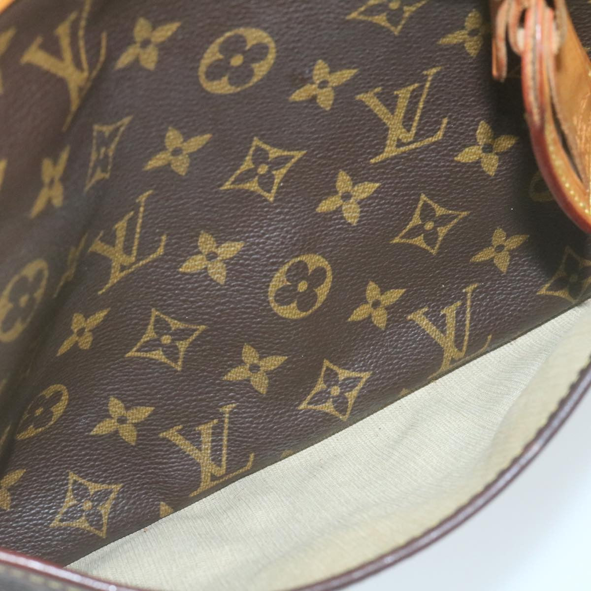 LOUIS VUITTON Monogram Deauville Hand Bag M47270 LV Auth rz182