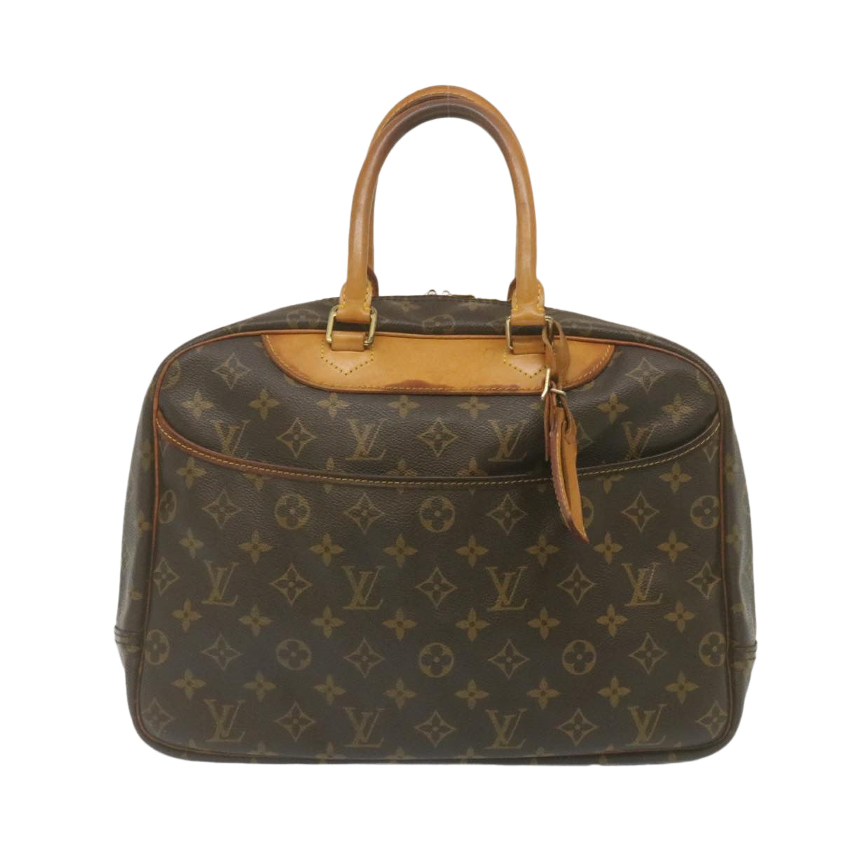 LOUIS VUITTON Monogram Deauville Hand Bag M47270 LV Auth rz182