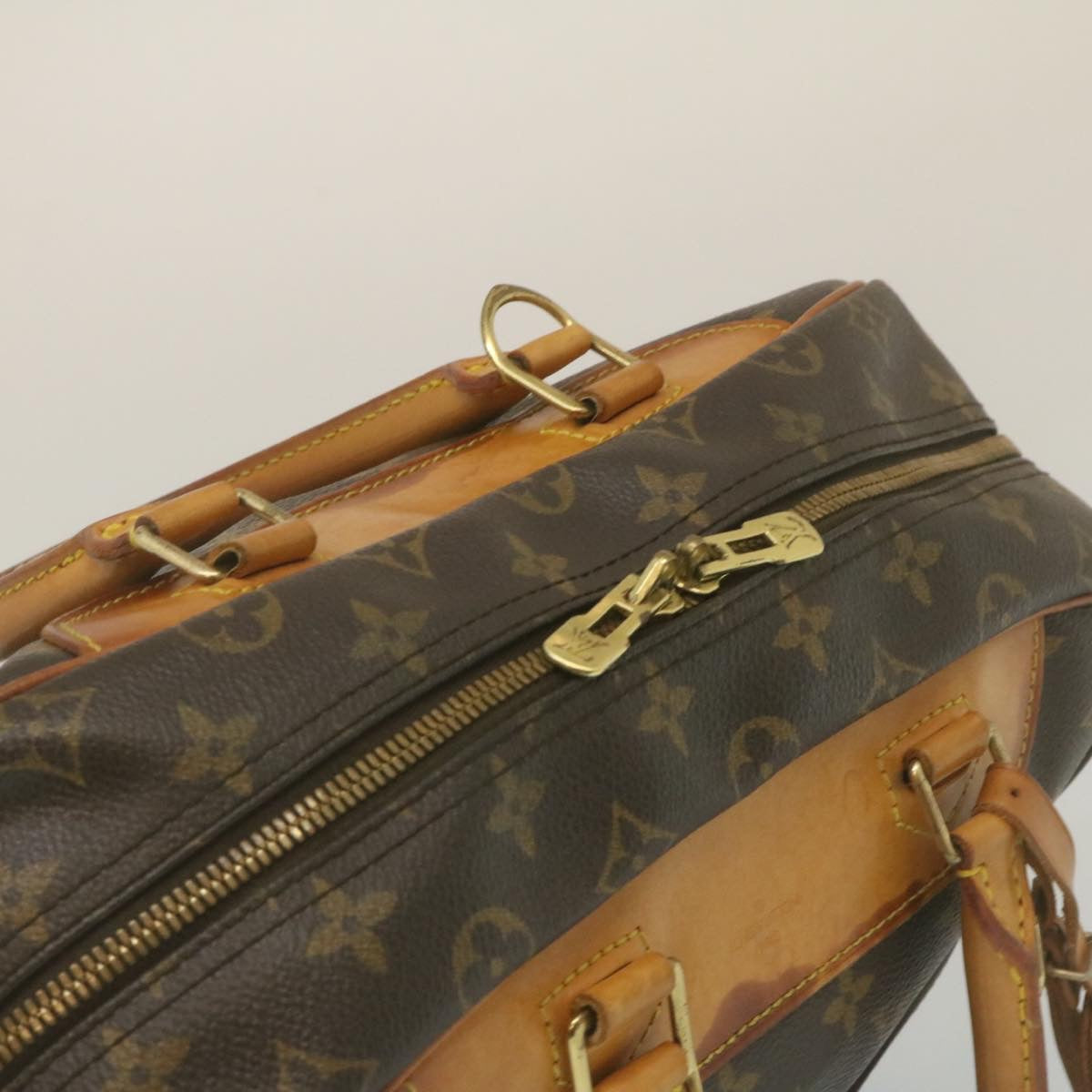 LOUIS VUITTON Monogram Deauville Hand Bag M47270 LV Auth rz182