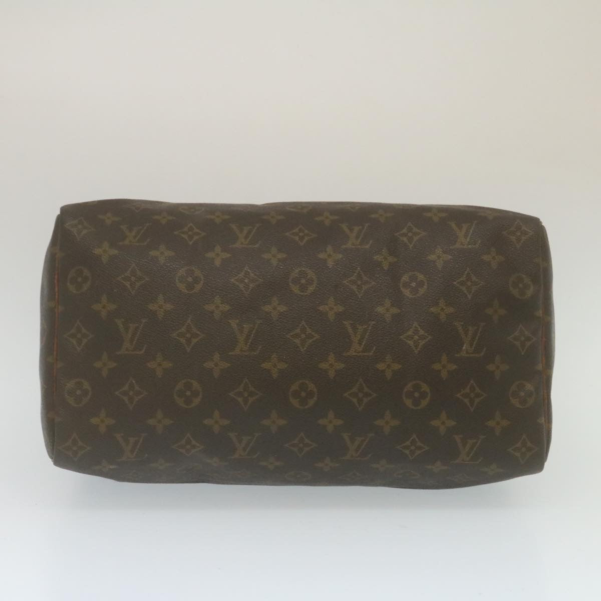 LOUIS VUITTON Monogram Speedy 35 Hand Bag M41524 LV Auth rz185