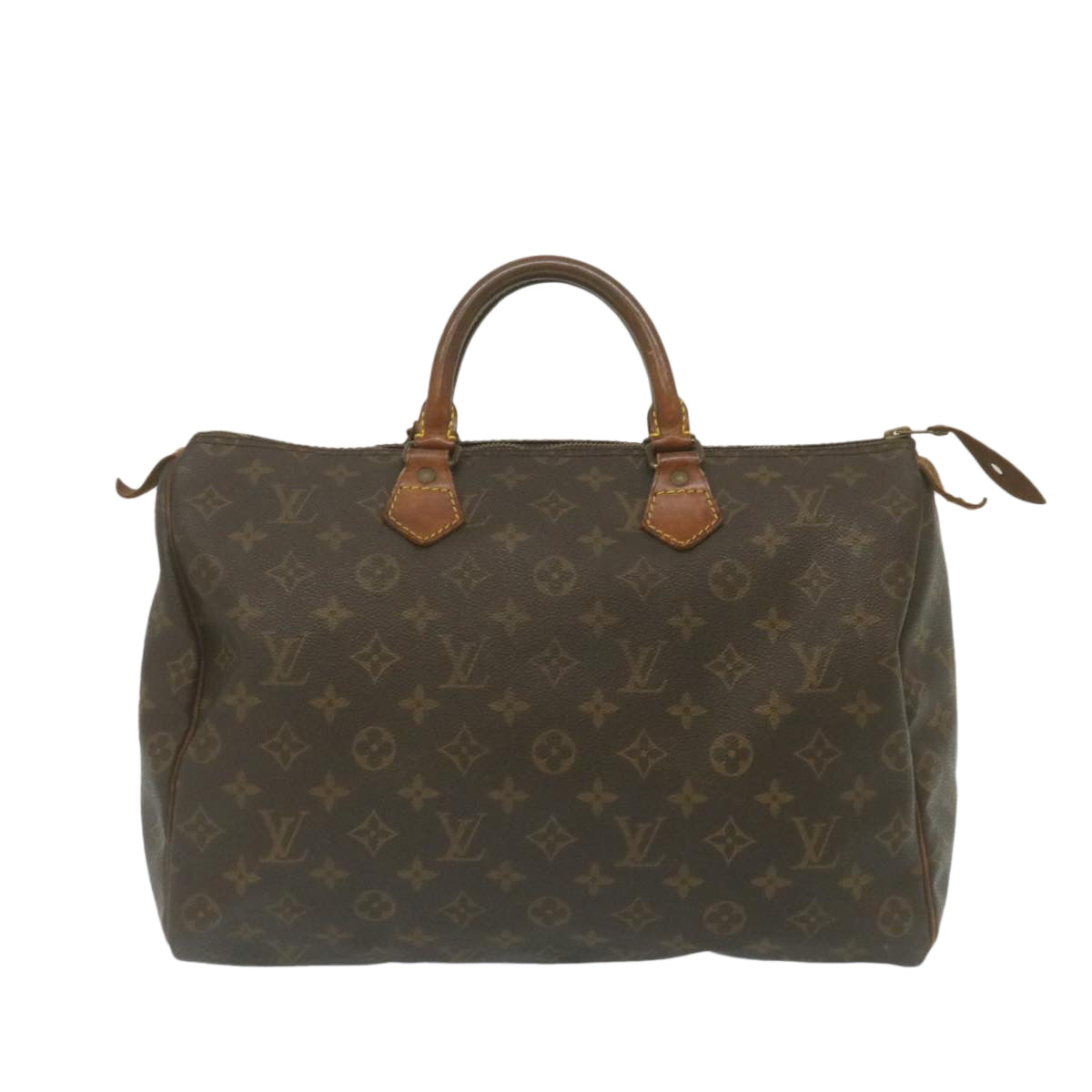 LOUIS VUITTON Monogram Speedy 35 Hand Bag M41524 LV Auth rz185