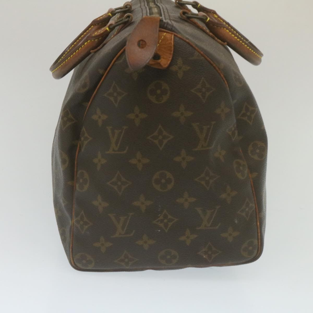 LOUIS VUITTON Monogram Speedy 35 Hand Bag M41524 LV Auth rz185