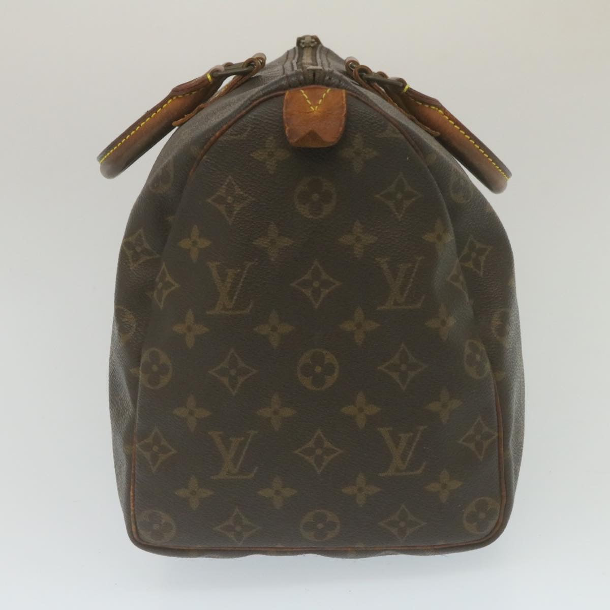 LOUIS VUITTON Monogram Speedy 35 Hand Bag M41524 LV Auth rz185