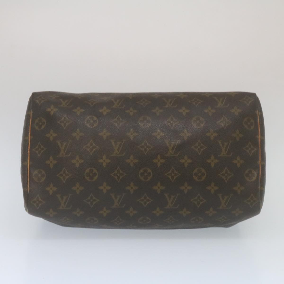 LOUIS VUITTON Monogram Speedy 35 Hand Bag M41524 LV Auth rz201