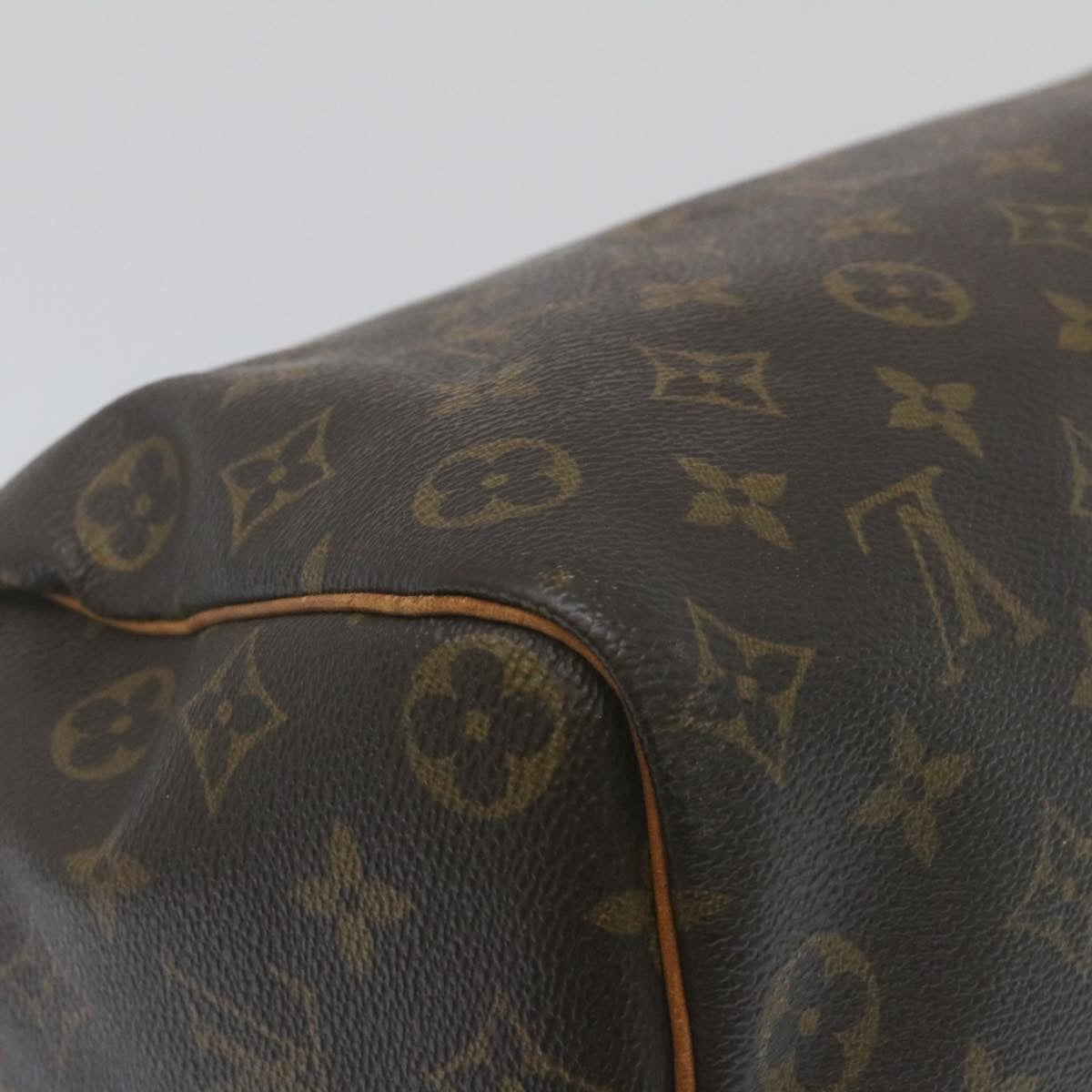 LOUIS VUITTON Monogram Speedy 35 Hand Bag M41524 LV Auth rz201