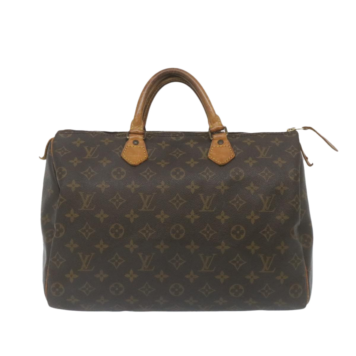 LOUIS VUITTON Monogram Speedy 35 Hand Bag M41524 LV Auth rz201