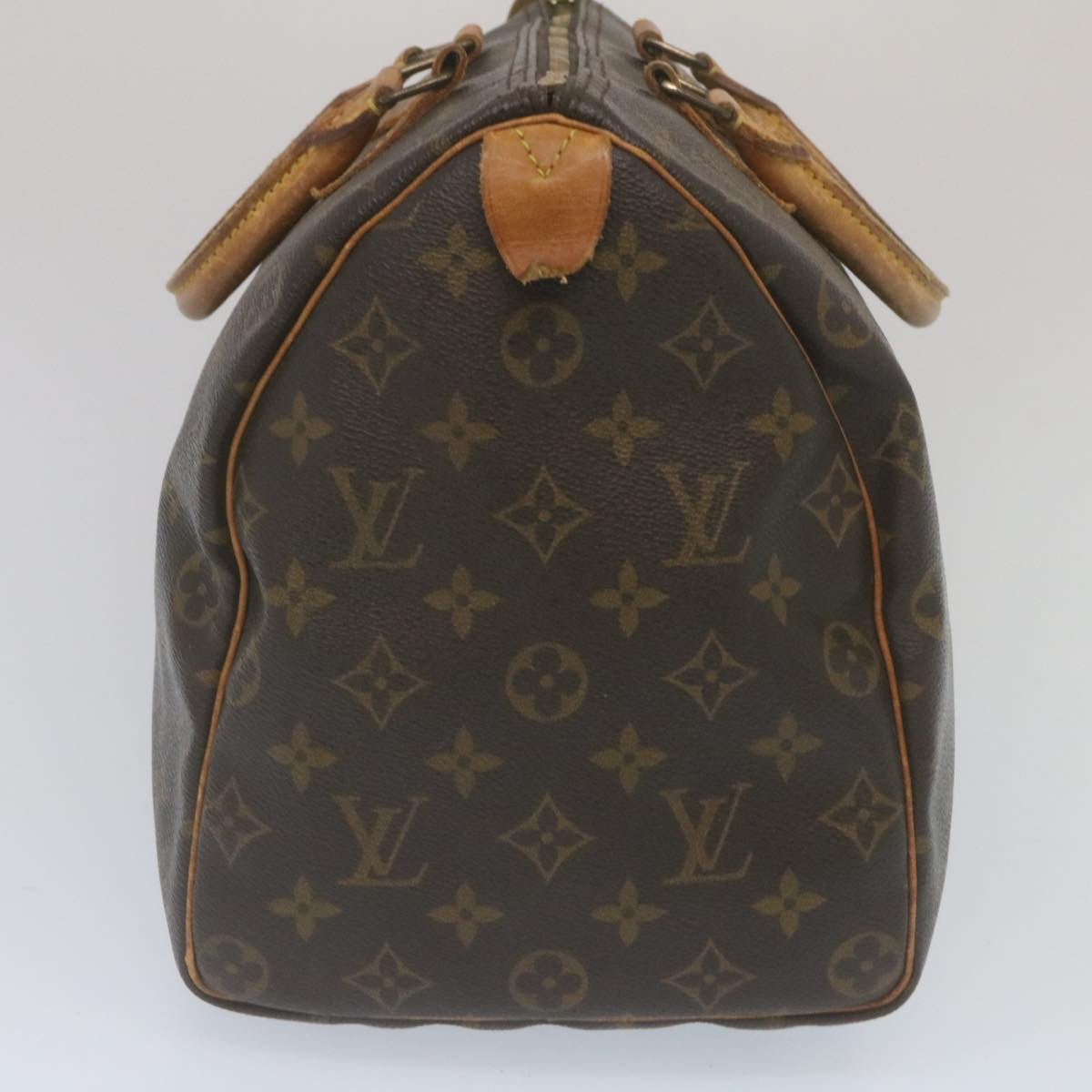 LOUIS VUITTON Monogram Speedy 35 Hand Bag M41524 LV Auth rz201