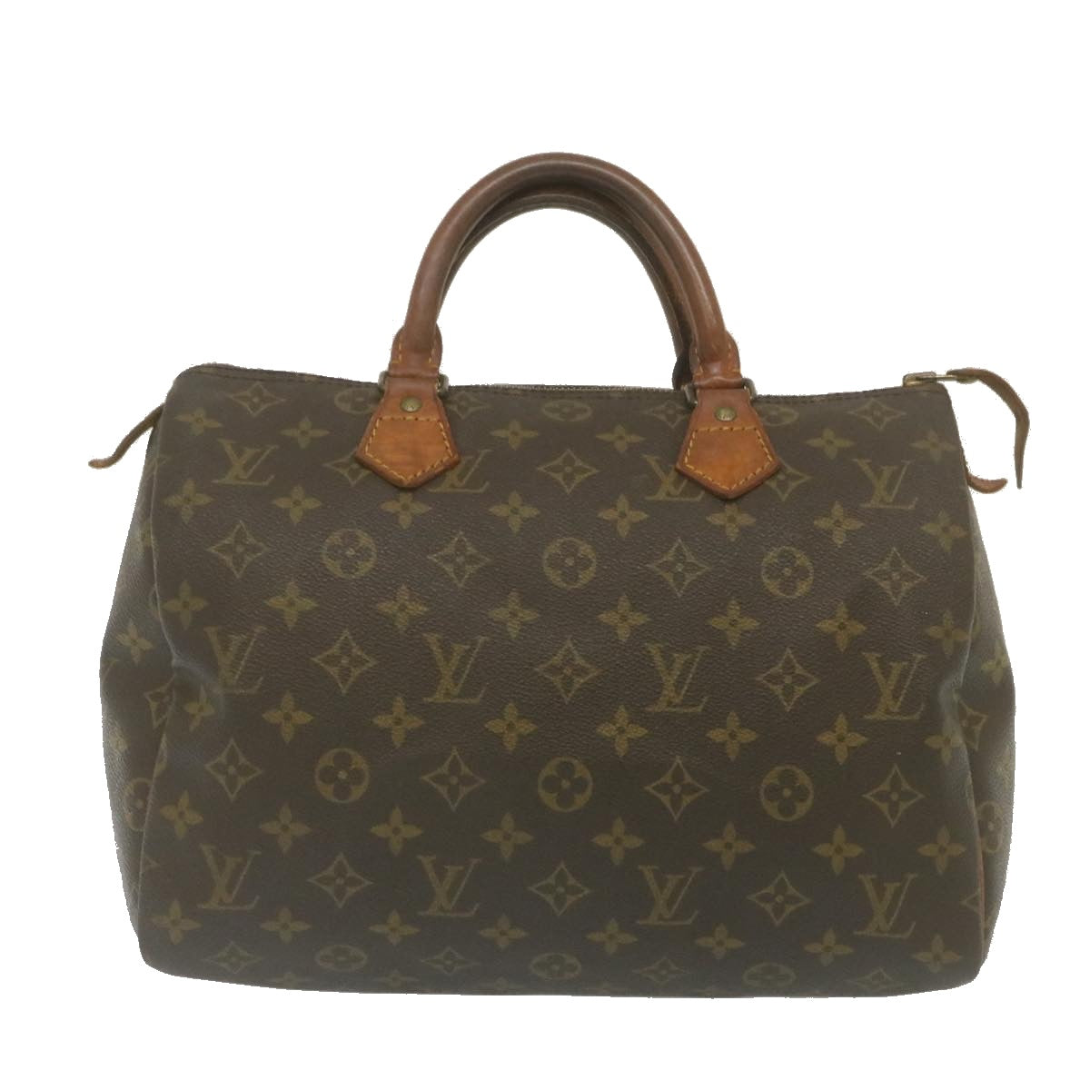 LOUIS VUITTON Monogram Speedy 30 Hand Bag M41526 LV Auth rz204