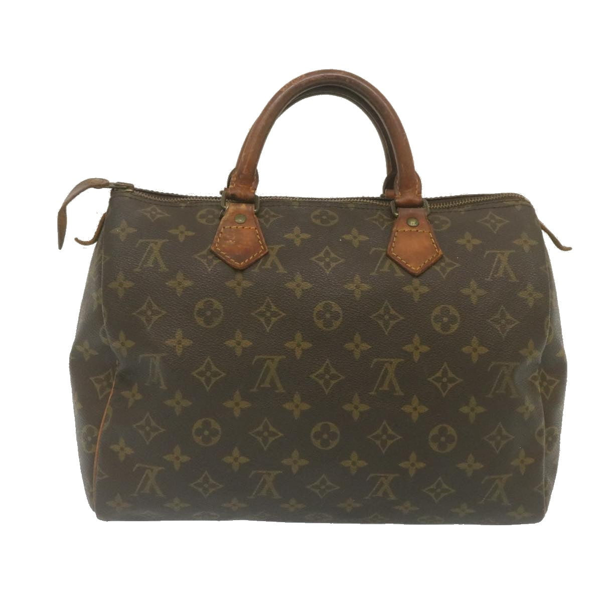 LOUIS VUITTON Monogram Speedy 30 Hand Bag M41526 LV Auth rz204