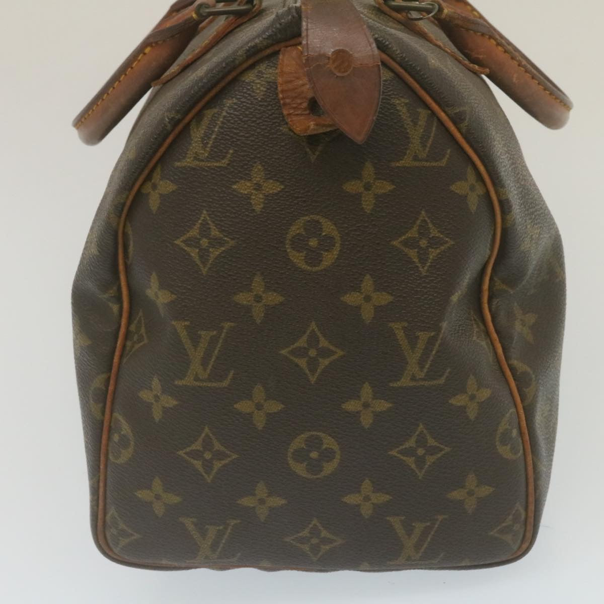 LOUIS VUITTON Monogram Speedy 30 Hand Bag M41526 LV Auth rz204