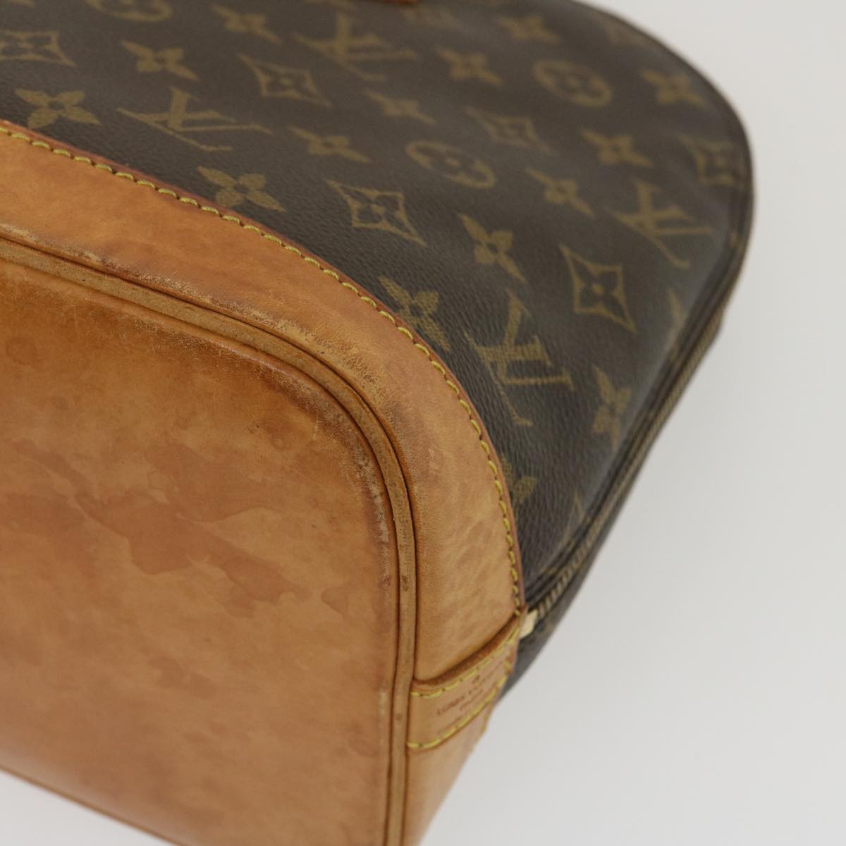 LOUIS VUITTON Monogram Alma Hand Bag M51130 LV Auth rz211