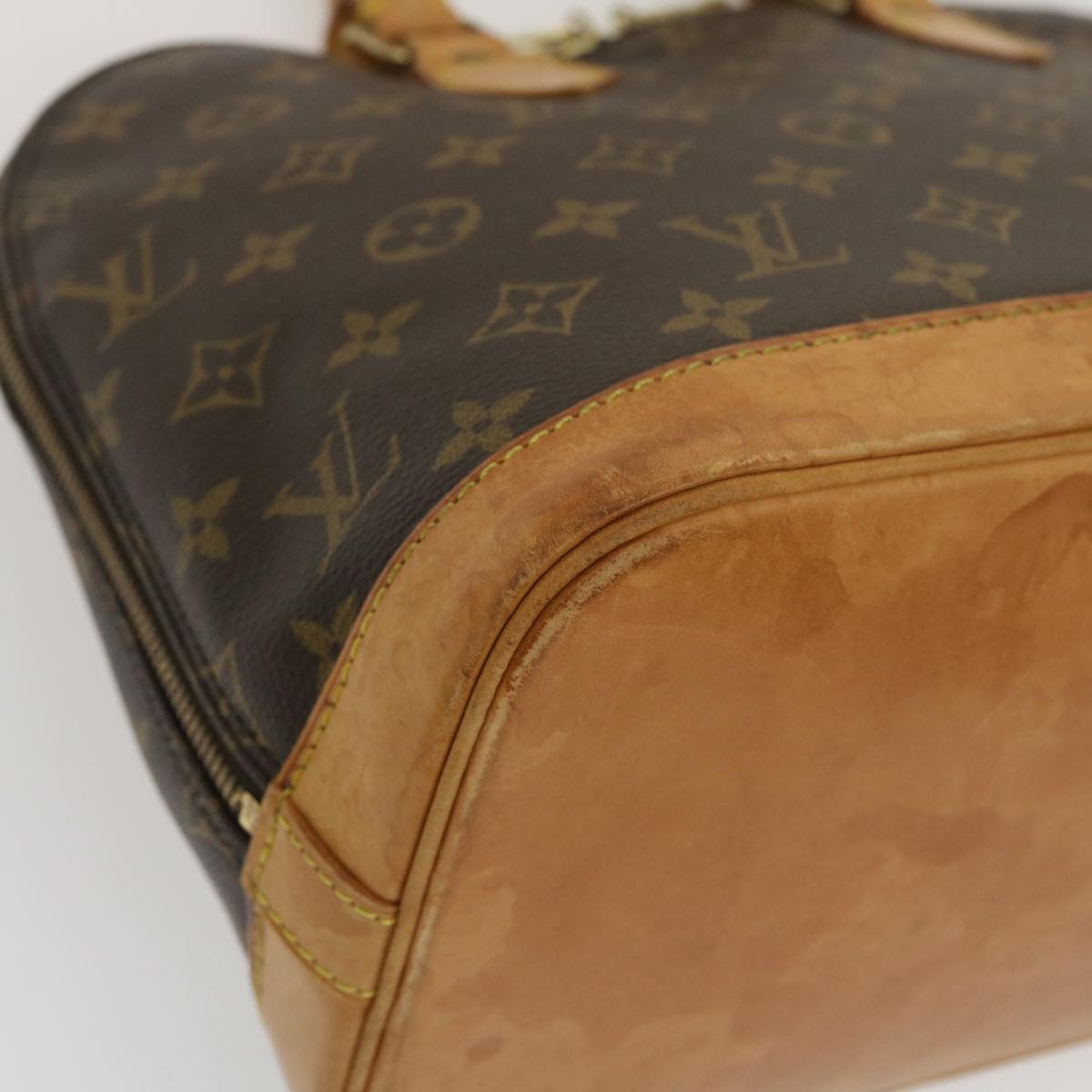 LOUIS VUITTON Monogram Alma Hand Bag M51130 LV Auth rz211