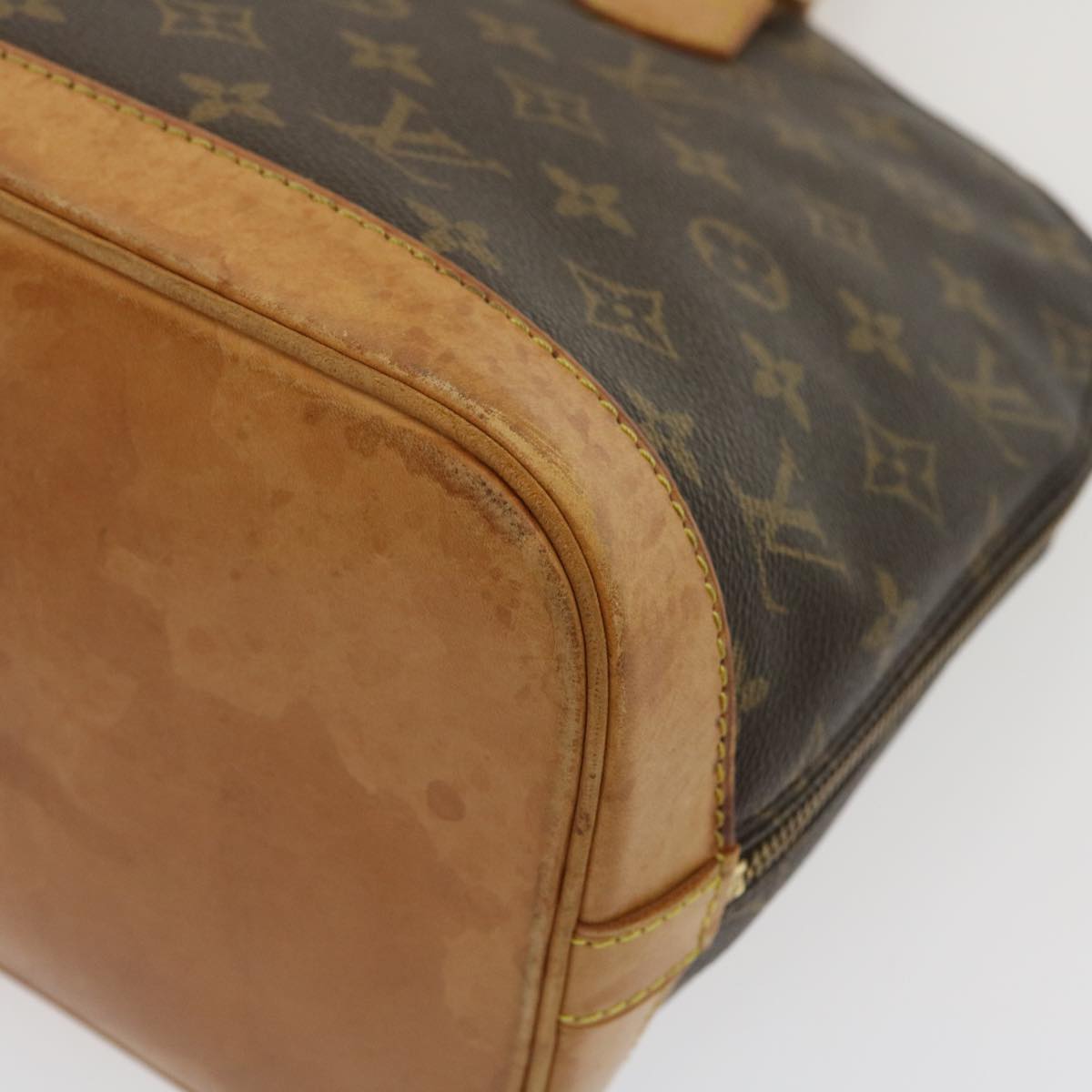 LOUIS VUITTON Monogram Alma Hand Bag M51130 LV Auth rz211