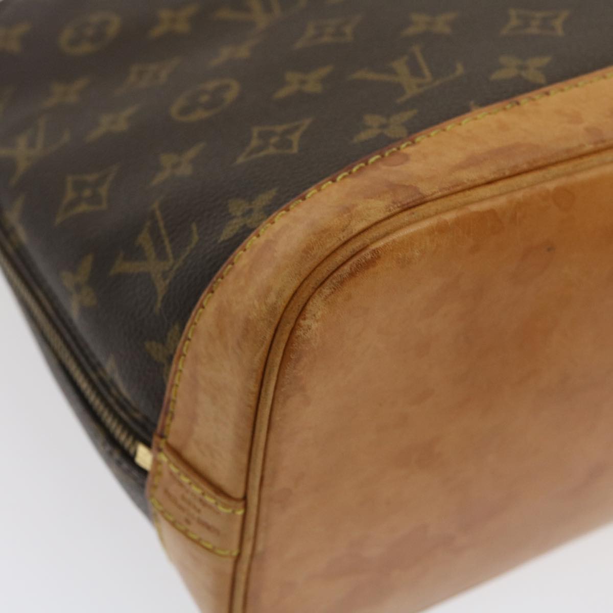 LOUIS VUITTON Monogram Alma Hand Bag M51130 LV Auth rz211