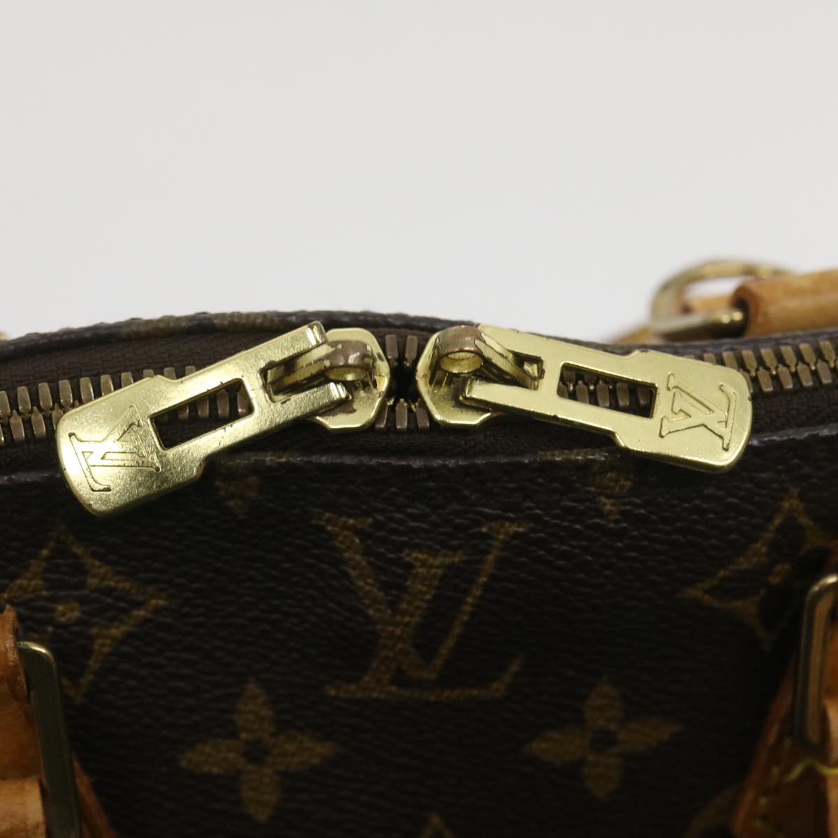 LOUIS VUITTON Monogram Alma Hand Bag M51130 LV Auth rz211