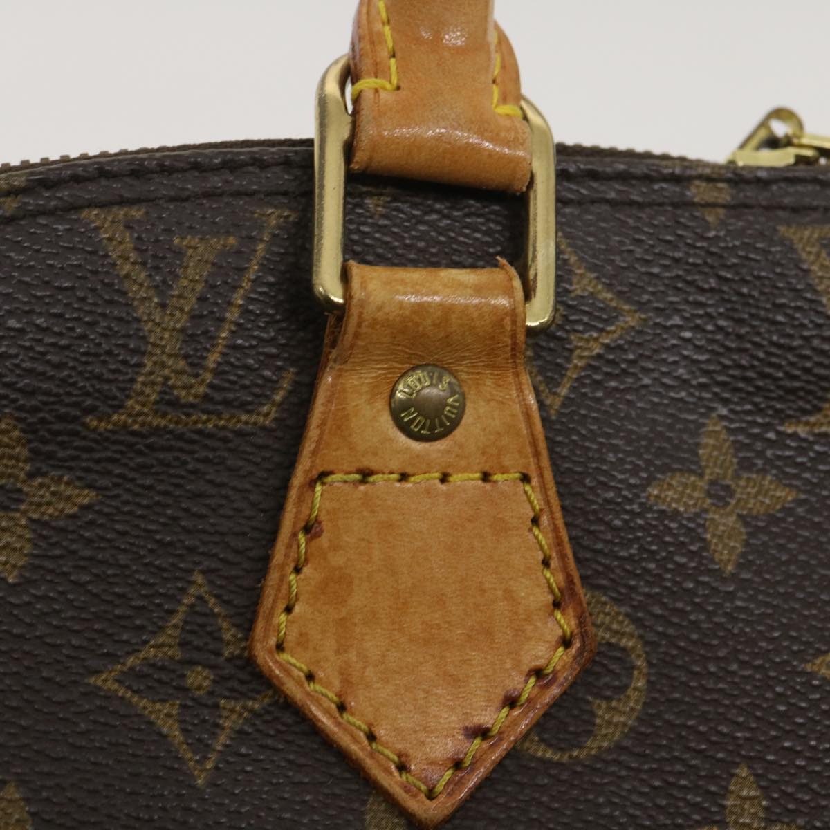 LOUIS VUITTON Monogram Alma Hand Bag M51130 LV Auth rz211