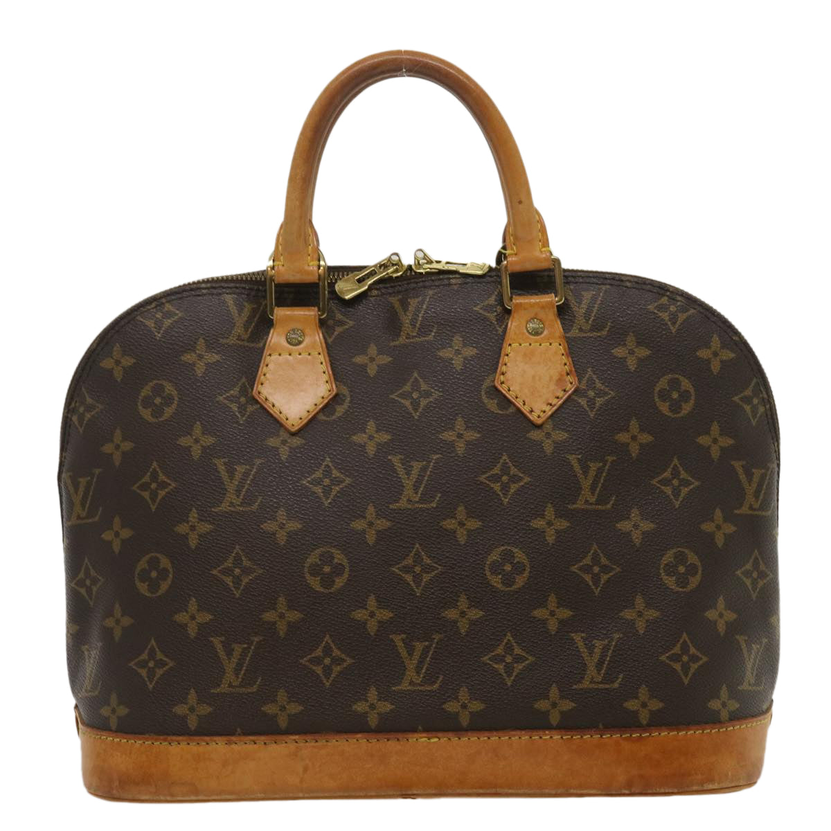 LOUIS VUITTON Monogram Alma Hand Bag M51130 LV Auth rz211