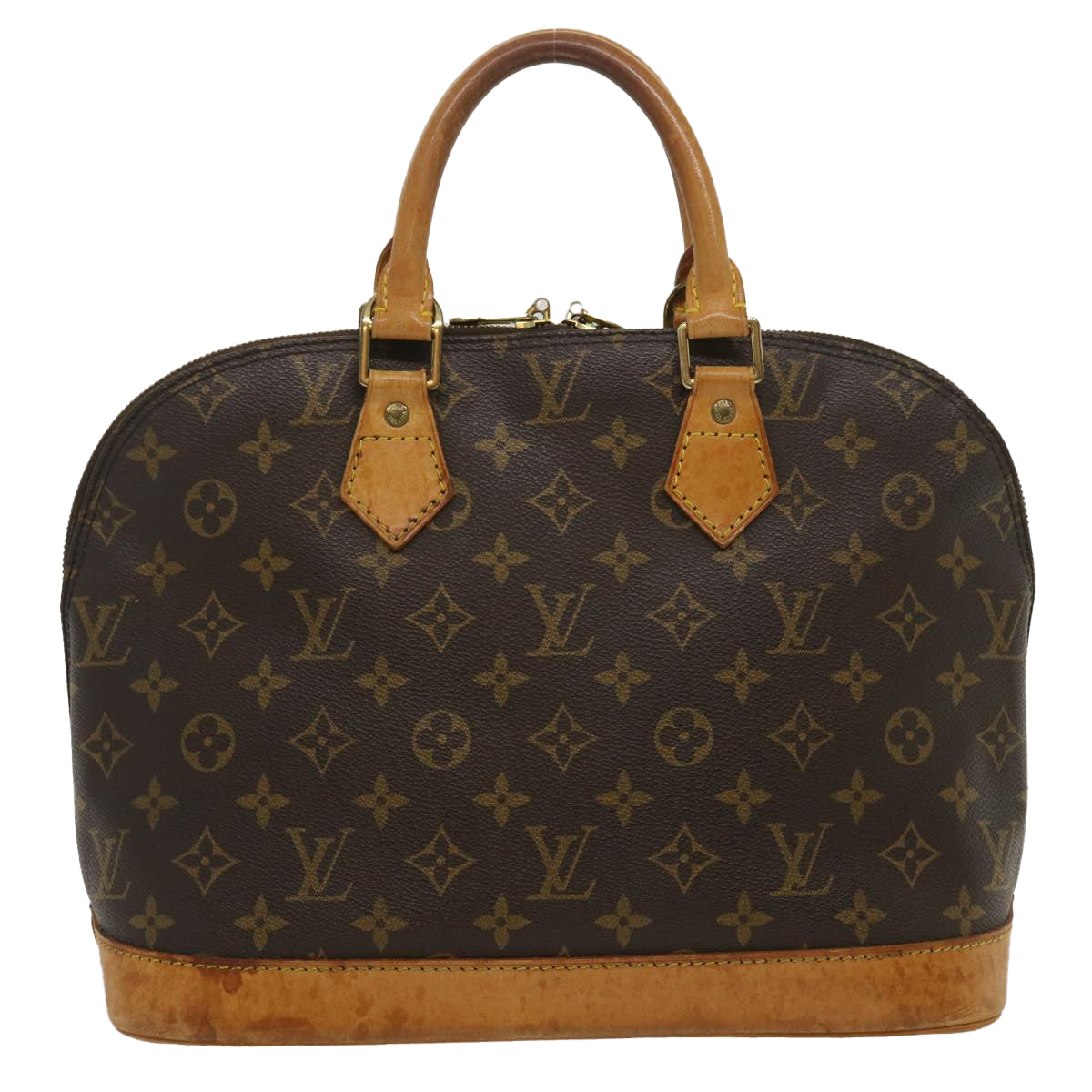 LOUIS VUITTON Monogram Alma Hand Bag M51130 LV Auth rz211