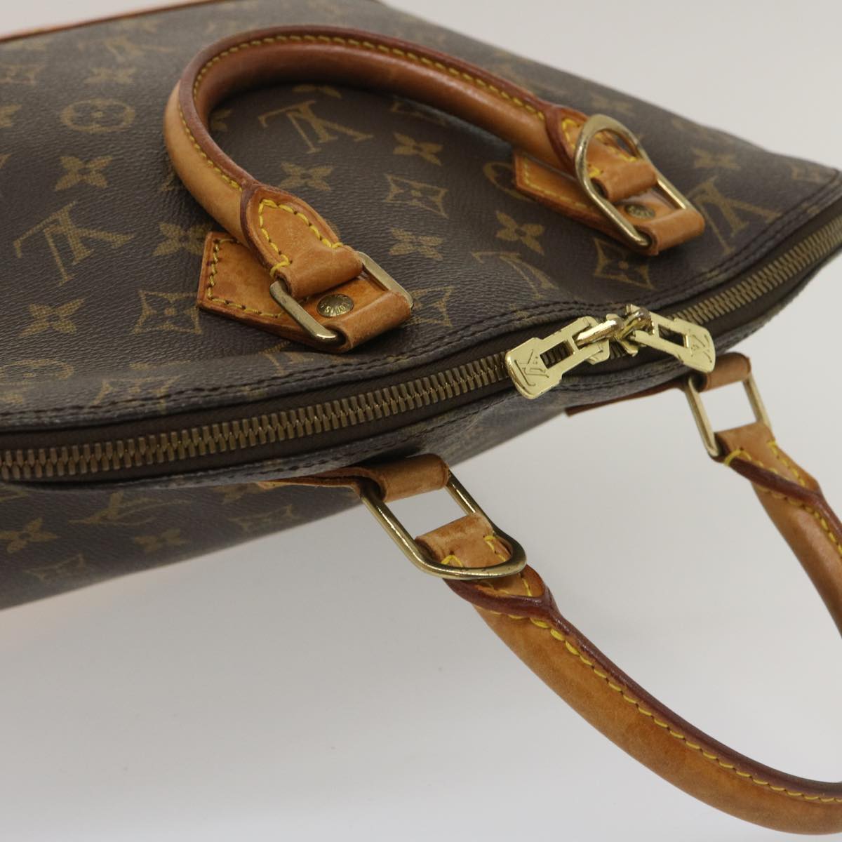 LOUIS VUITTON Monogram Alma Hand Bag M51130 LV Auth rz211