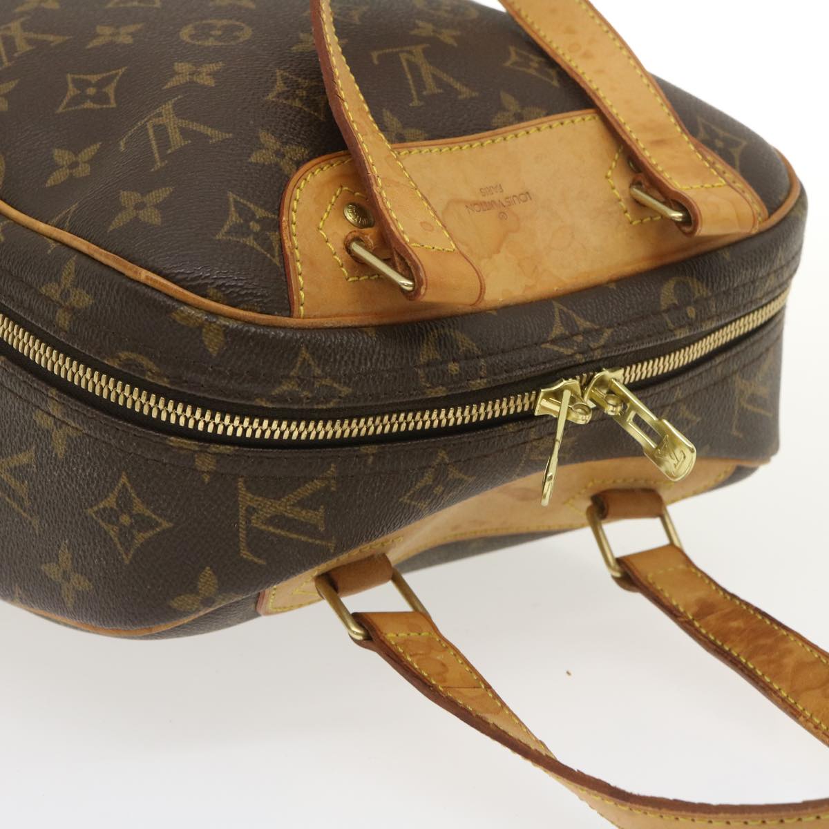 LOUIS VUITTON Monogram Excursion Hand Bag M41450 LV Auth rz253