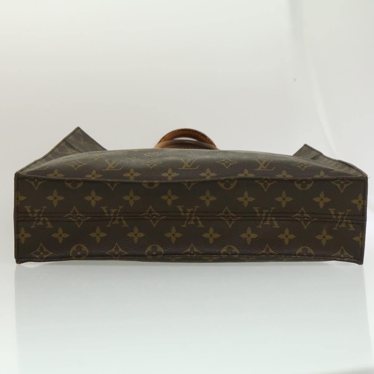 LOUIS VUITTON Monogram Sac Plat Hand Bag M51140 LV Auth rz259