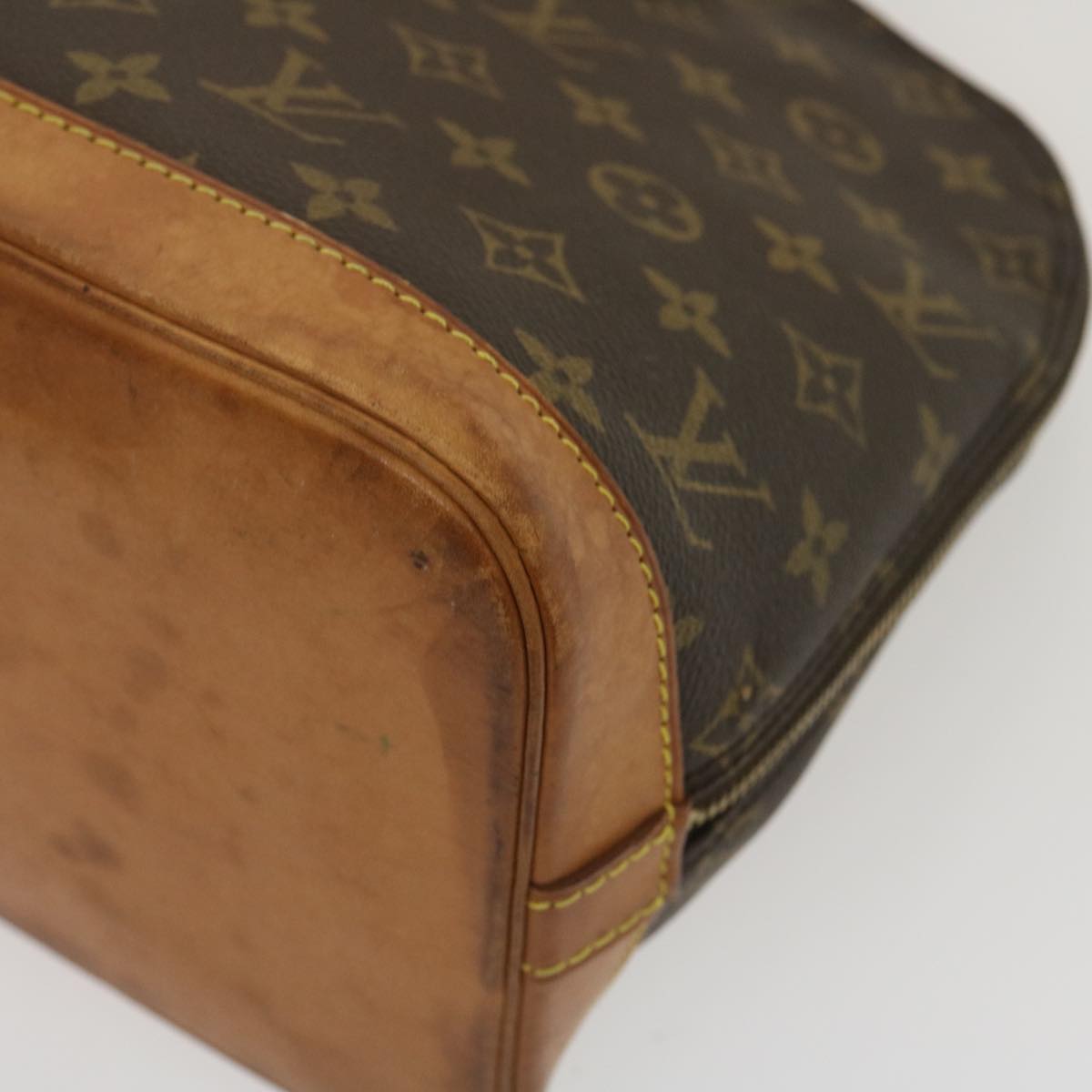 LOUIS VUITTON Monogram Alma Hand Bag M51130 LV Auth rz271