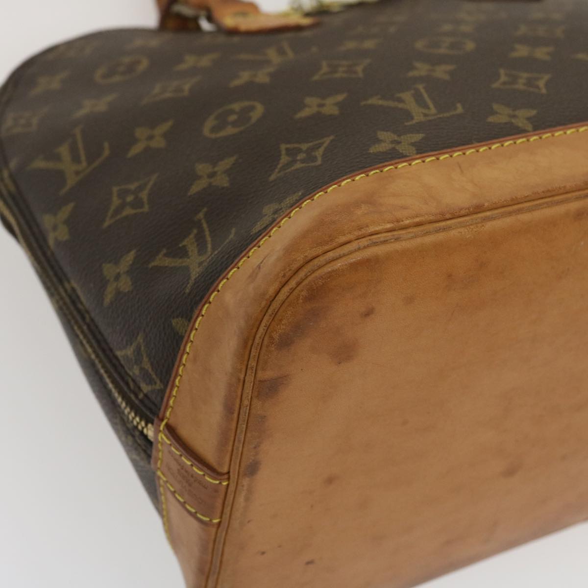 LOUIS VUITTON Monogram Alma Hand Bag M51130 LV Auth rz271