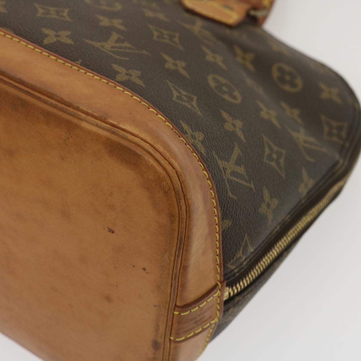 LOUIS VUITTON Monogram Alma Hand Bag M51130 LV Auth rz271