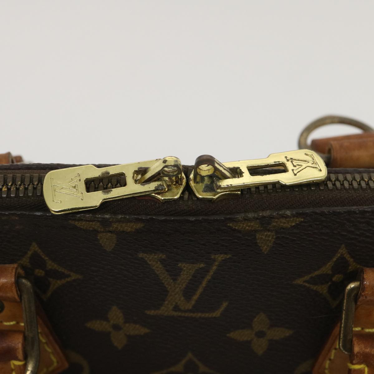 LOUIS VUITTON Monogram Alma Hand Bag M51130 LV Auth rz271