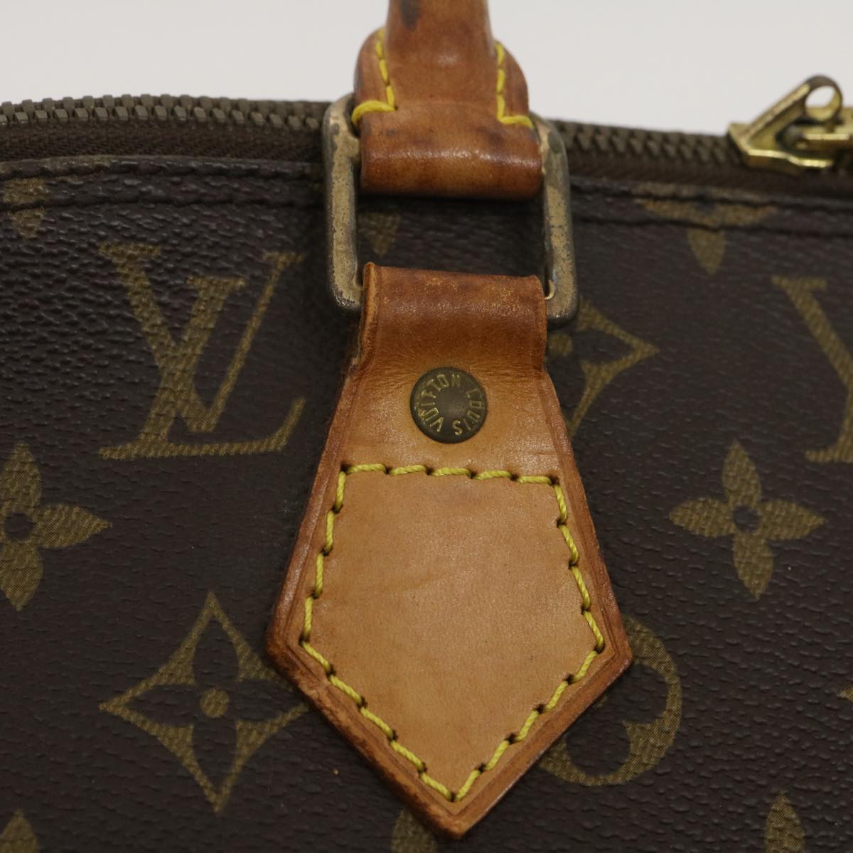 LOUIS VUITTON Monogram Alma Hand Bag M51130 LV Auth rz271