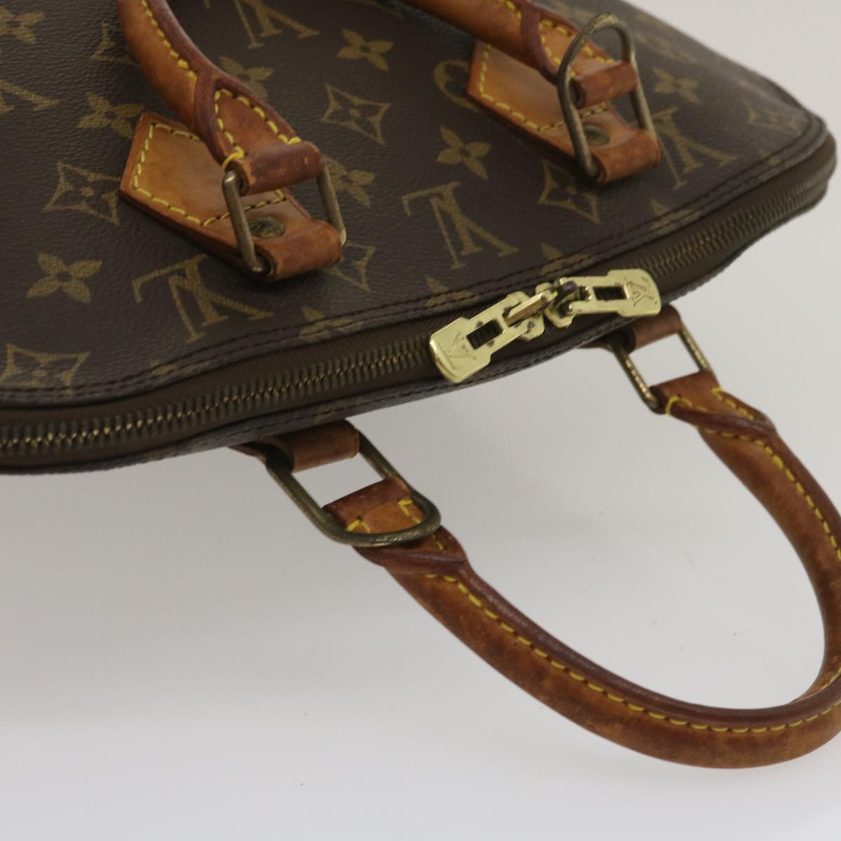 LOUIS VUITTON Monogram Alma Hand Bag M51130 LV Auth rz271