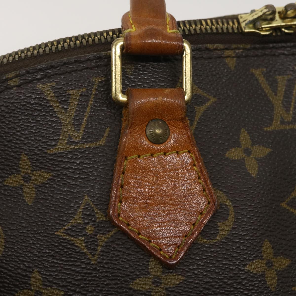 LOUIS VUITTON Monogram Alma Hand Bag M51130 LV Auth rz272