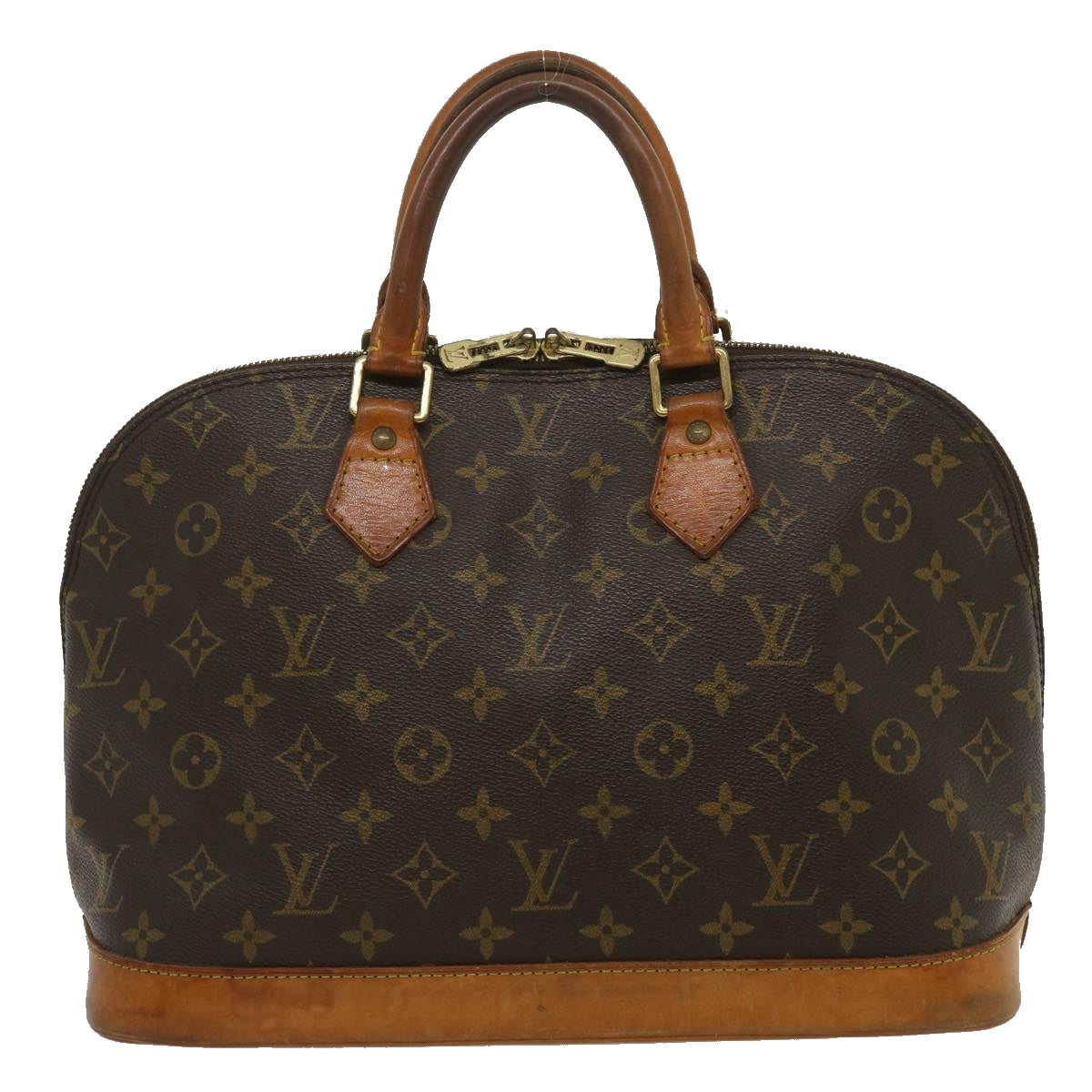 LOUIS VUITTON Monogram Alma Hand Bag M51130 LV Auth rz272