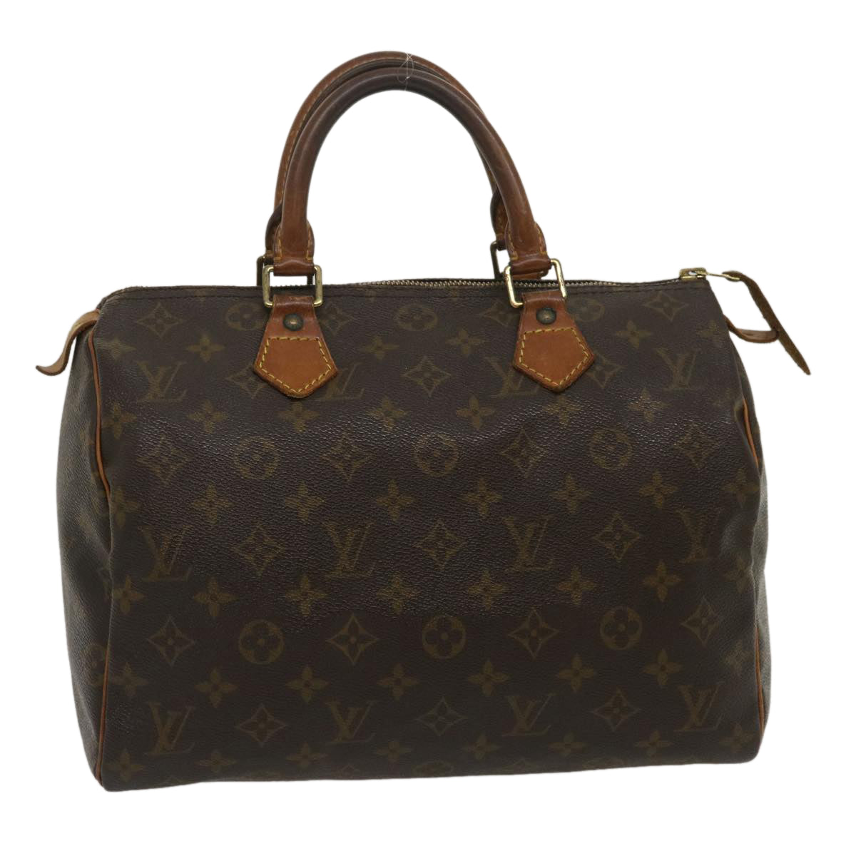 LOUIS VUITTON Monogram Speedy 30 Hand Bag M41526 LV Auth rz277