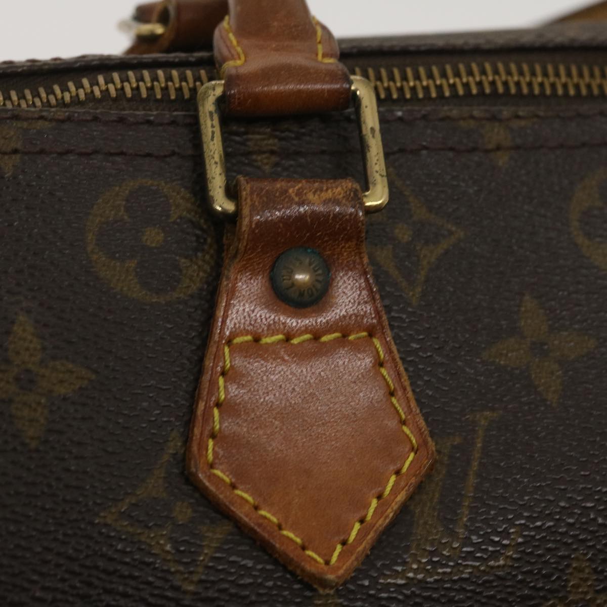 LOUIS VUITTON Monogram Speedy 30 Hand Bag M41526 LV Auth rz277