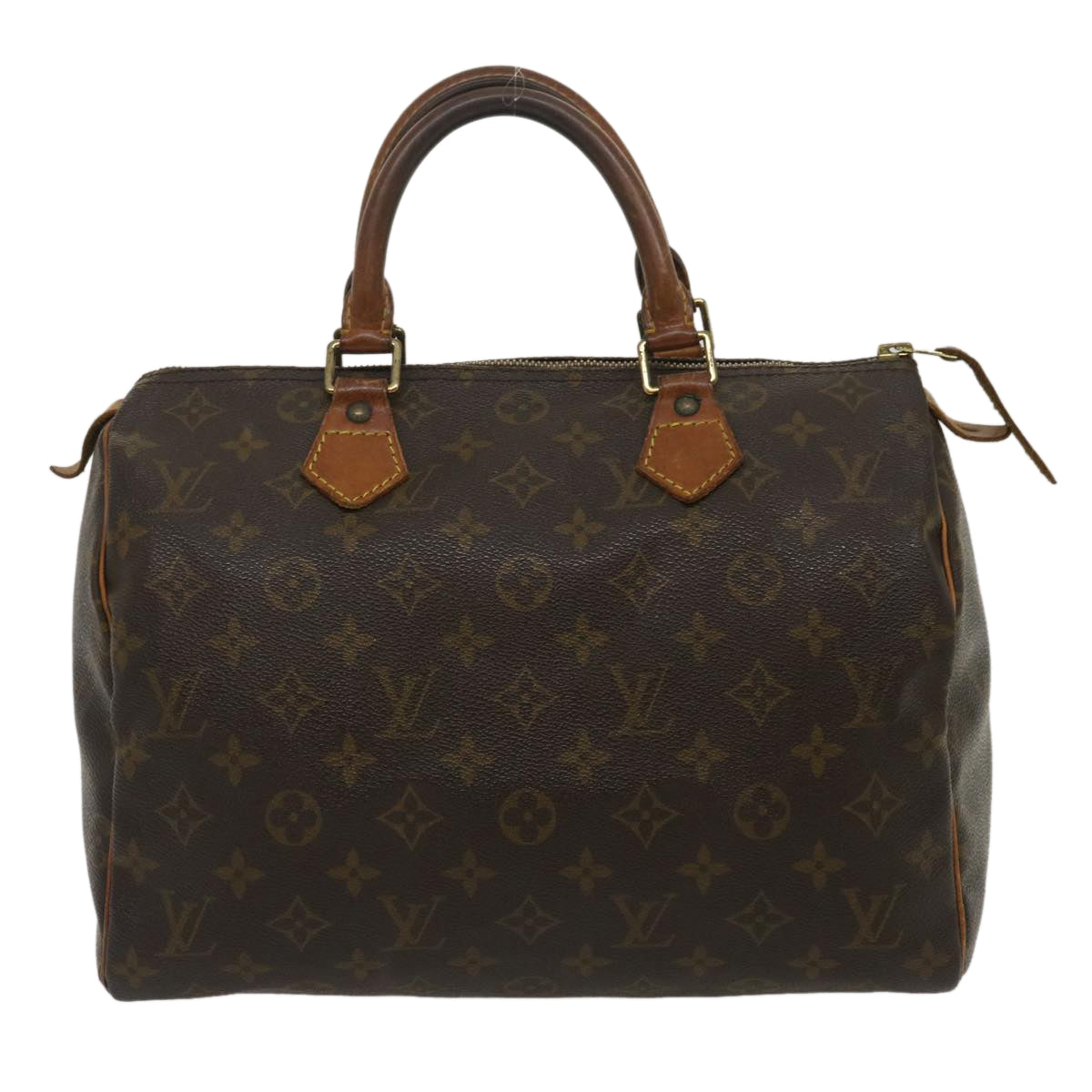 LOUIS VUITTON Monogram Speedy 30 Hand Bag M41526 LV Auth rz277