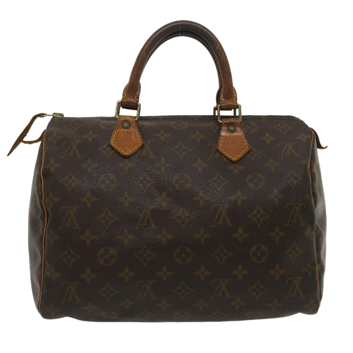 LOUIS VUITTON Monogram Speedy 30 Hand Bag M41526 LV Auth rz277 - 0