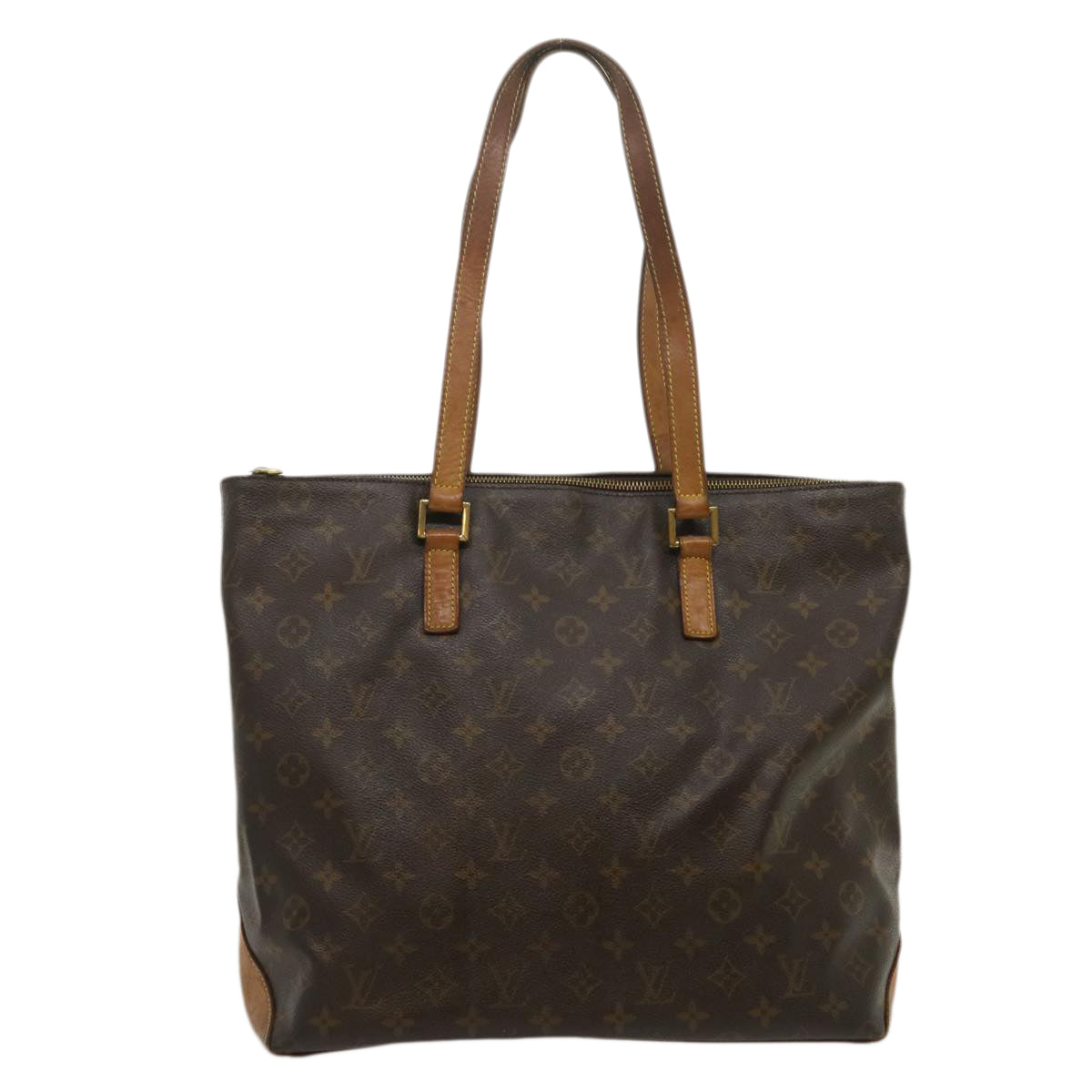 LOUIS VUITTON Monogram Cabas Mezzo Tote Bag M51151 LV Auth rz280