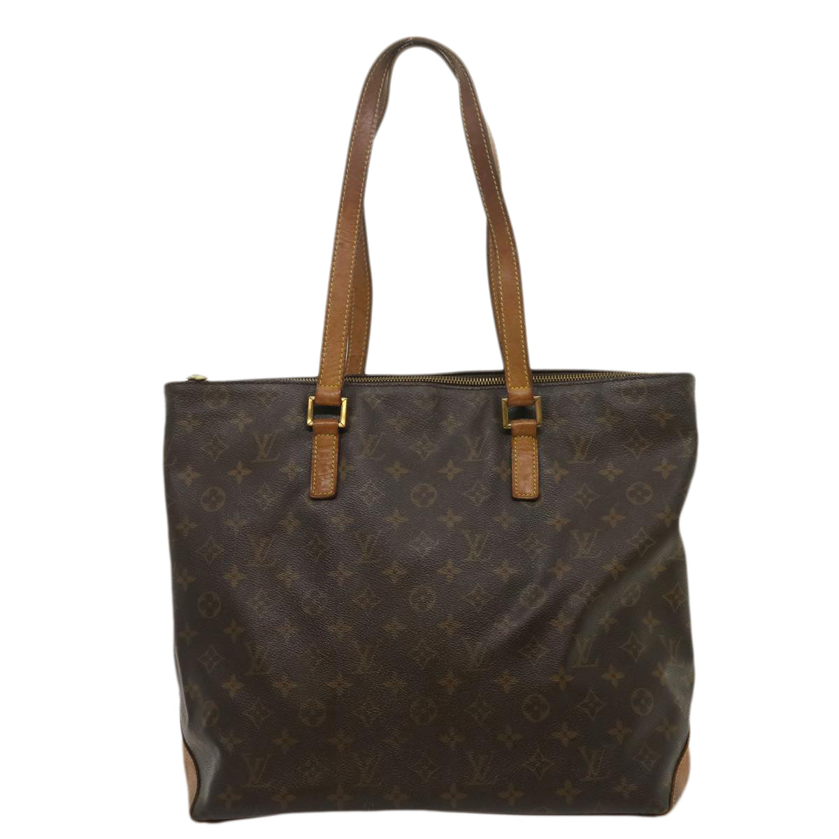 LOUIS VUITTON Monogram Cabas Mezzo Tote Bag M51151 LV Auth rz280