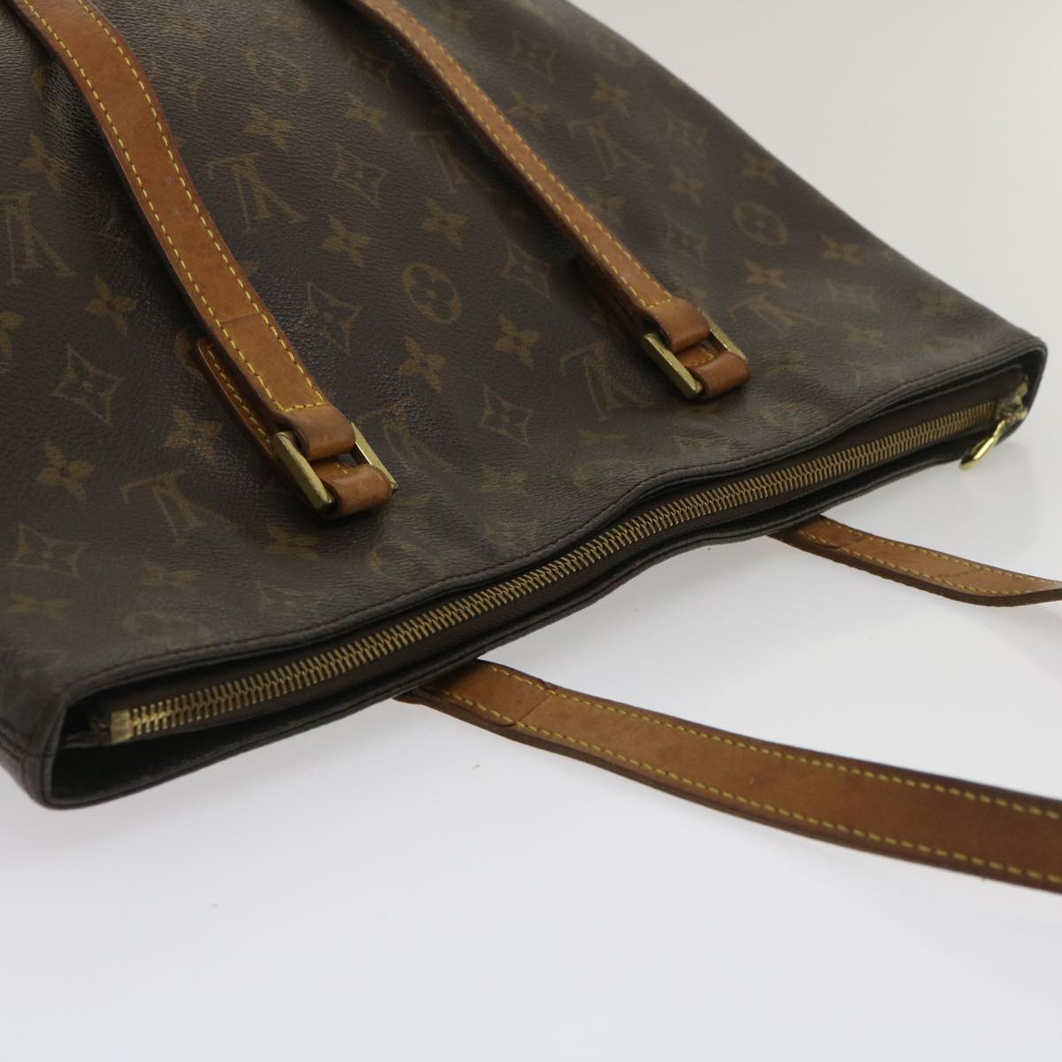 LOUIS VUITTON Monogram Cabas Mezzo Tote Bag M51151 LV Auth rz280