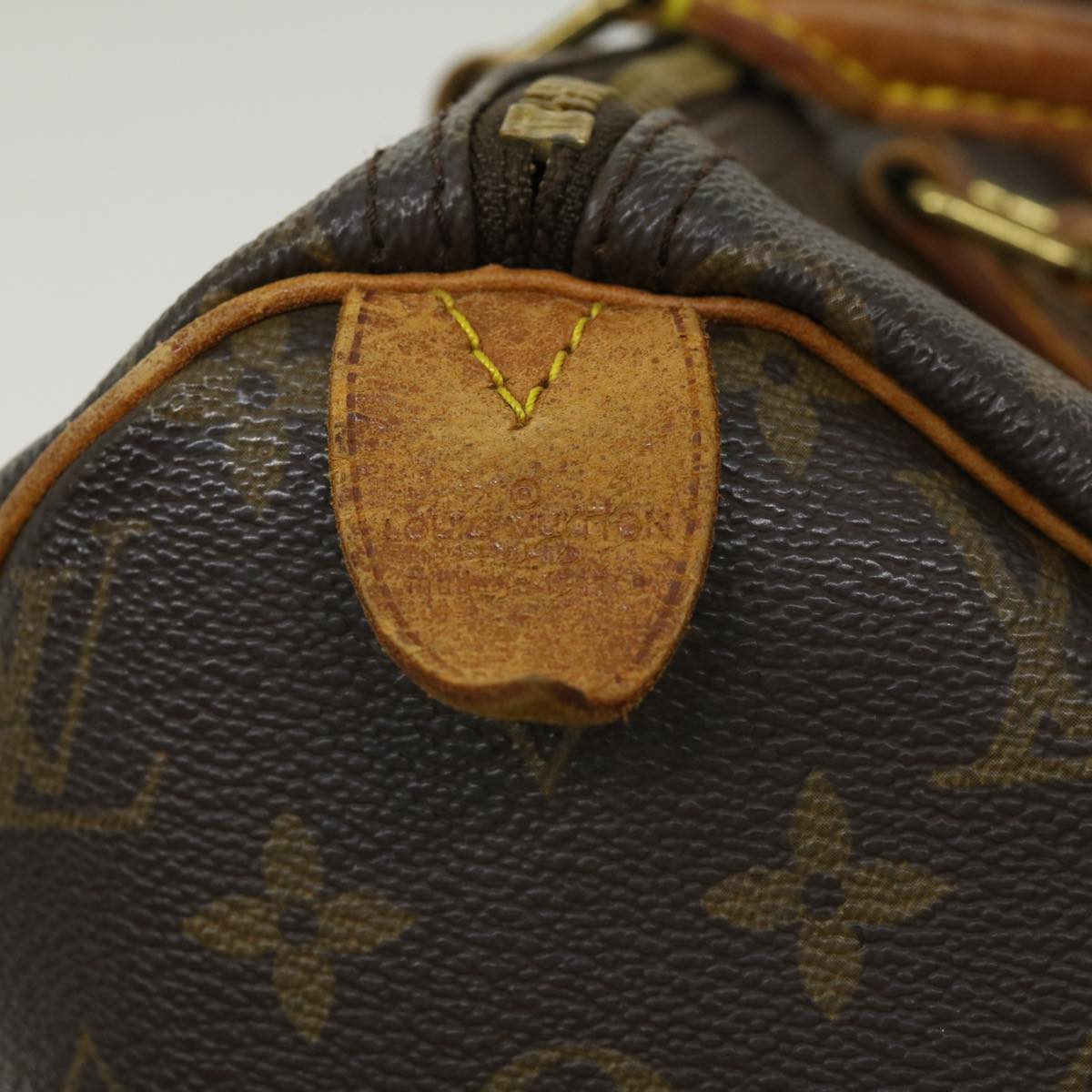 LOUIS VUITTON Monogram Speedy 30 Hand Bag M41526 LV Auth rz284