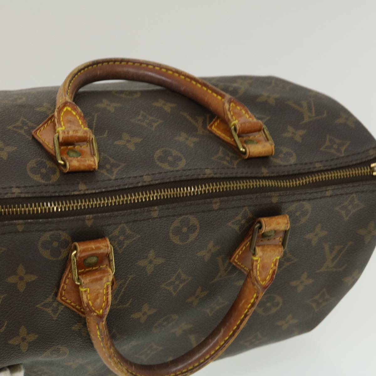 LOUIS VUITTON Monogram Speedy 30 Hand Bag M41526 LV Auth rz284