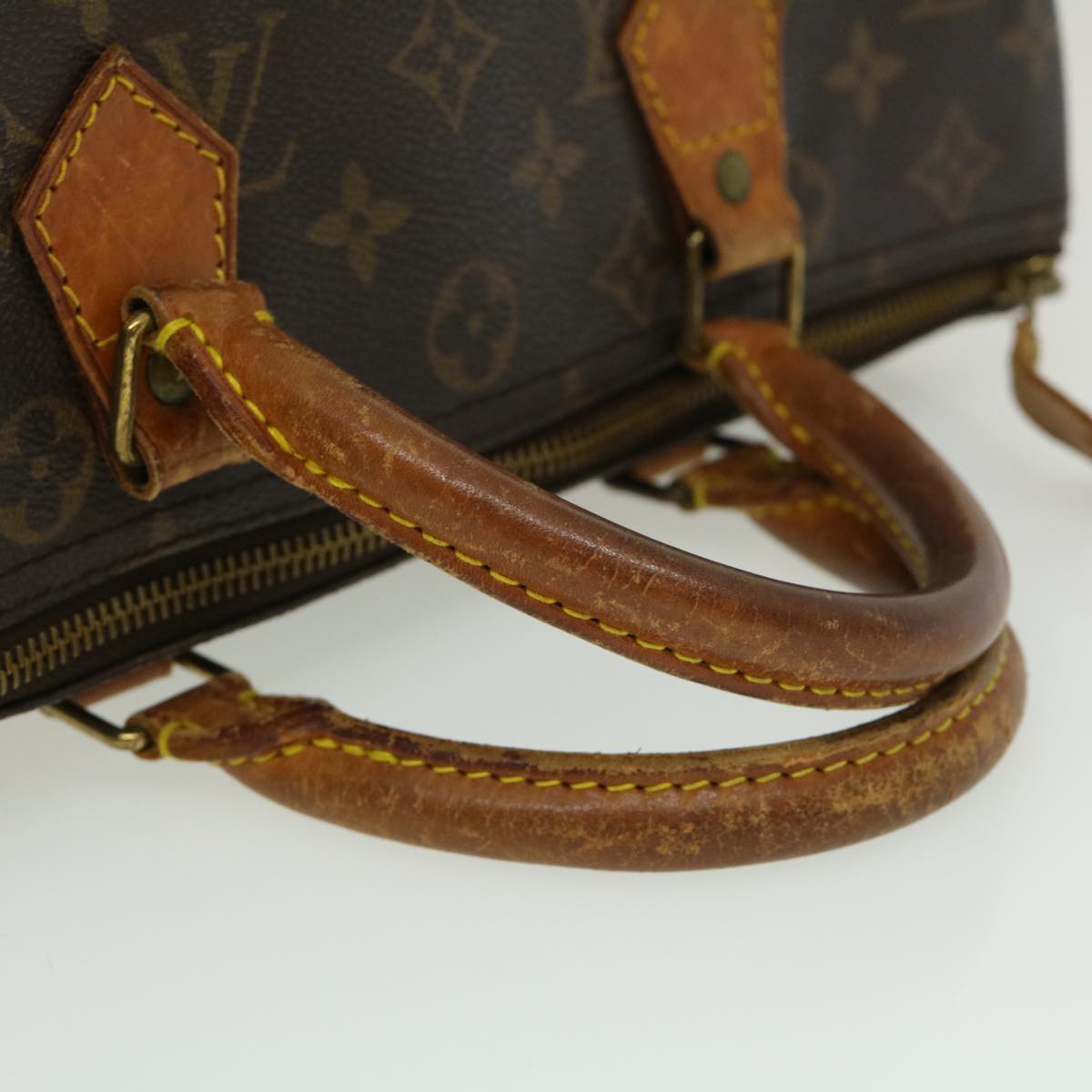 LOUIS VUITTON Monogram Speedy 30 Hand Bag M41526 LV Auth rz284